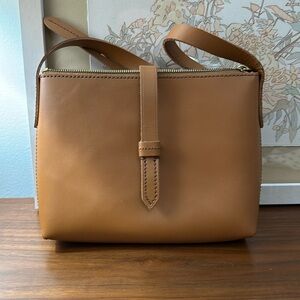 J. Crew leather crossbody bag